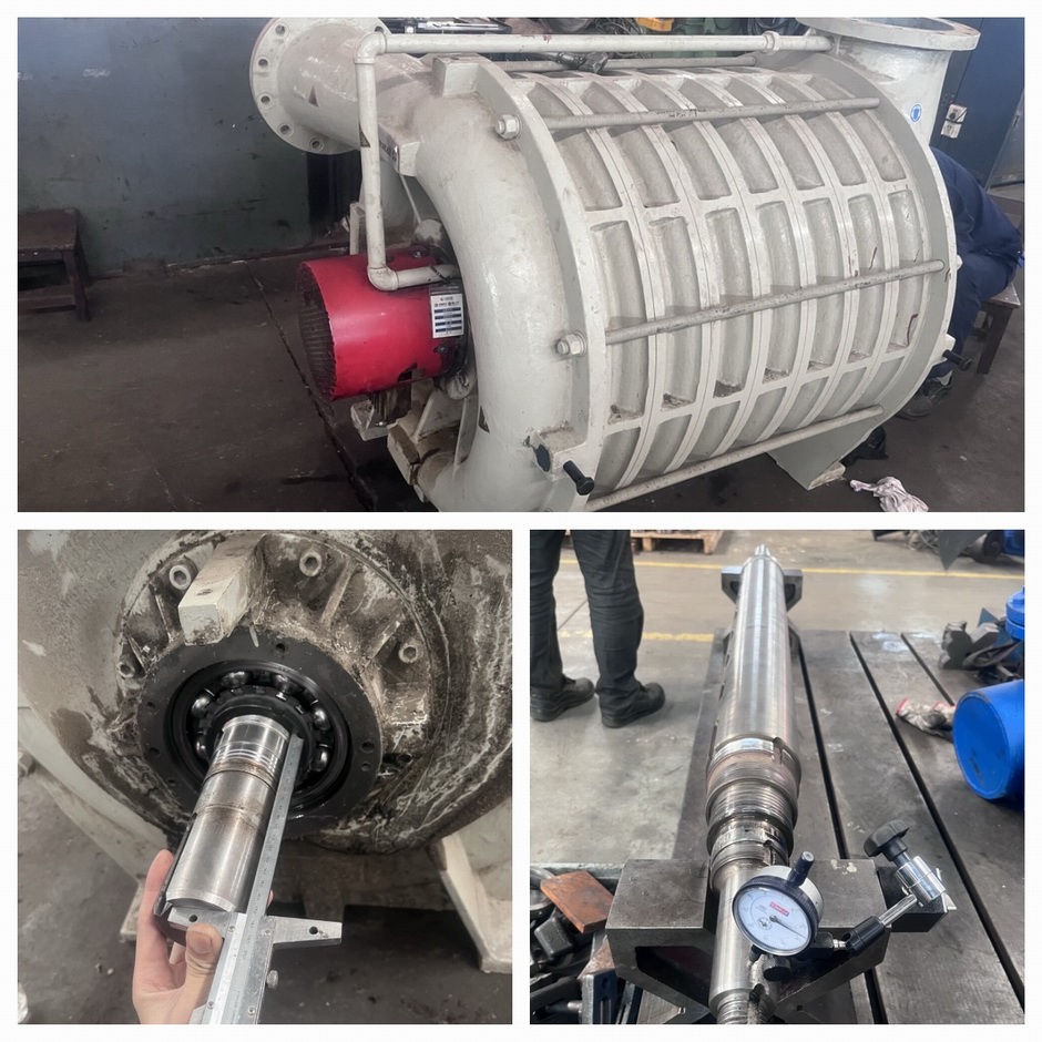 咸陽某污水廠格瑞拓多級風機維修案例