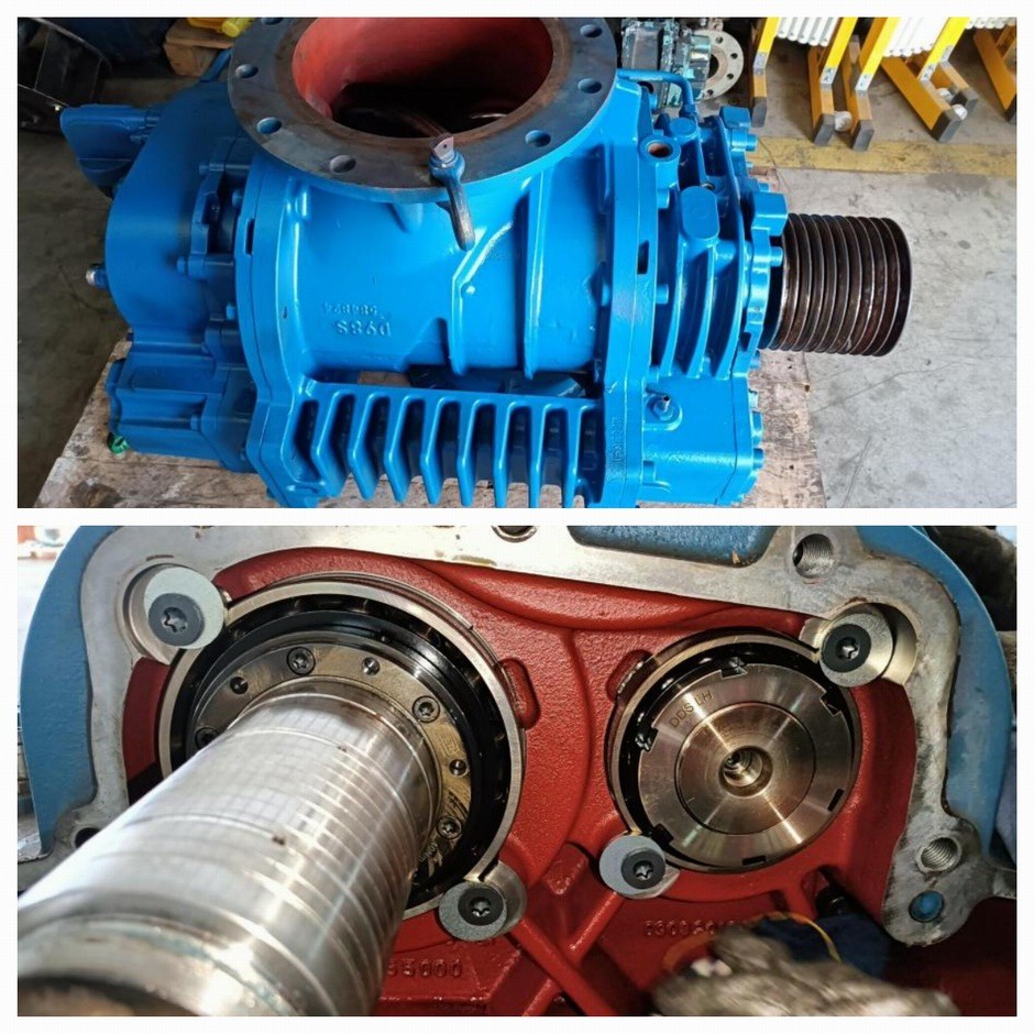 四川南充某污水廠 D98S螺桿風(fēng)機(jī)維修案例